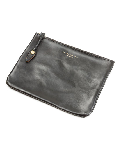 Rolling Dub Trio Square Zip + Snap Pouch - Black Horse Medium - Standard & Strange