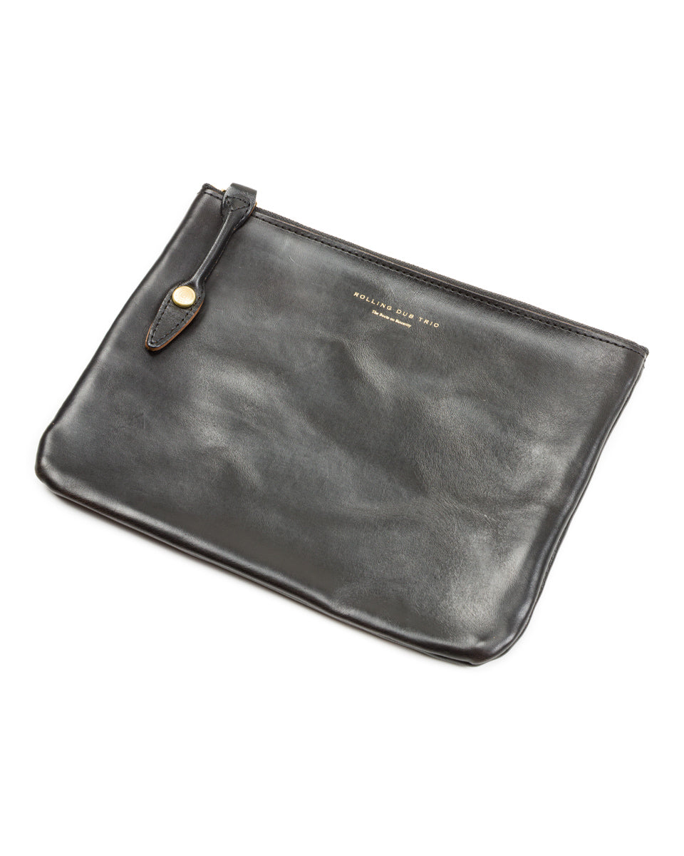 Rolling Dub Trio Square Zip + Snap Pouch - Black Horse Medium - Standard & Strange