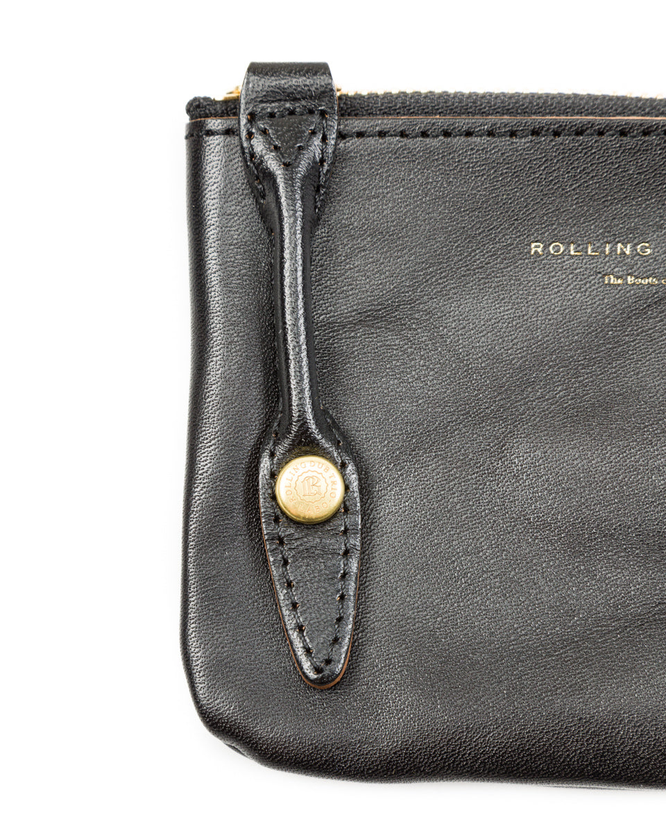 Rolling Dub Trio Square Zip + Snap Pouch - Black Horse Small - Standard & Strange