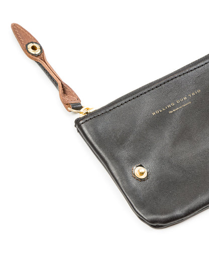 Rolling Dub Trio Square Zip + Snap Pouch - Black Horse Small - Standard & Strange