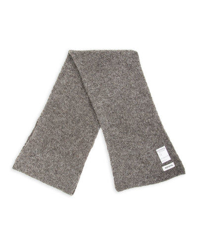 RoToTo Alpaca Boucle Short Muffler - Dark Gray - Standard & Strange