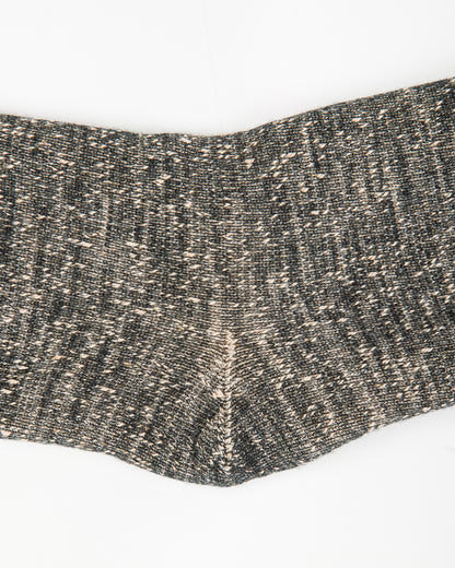 RoToTo Double Face Merino/Organic Cotton Socks - Black/Brown - Standard & Strange