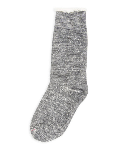 RoToTo Double Face Merino/Organic Cotton Socks - Charcoal - Standard & Strange