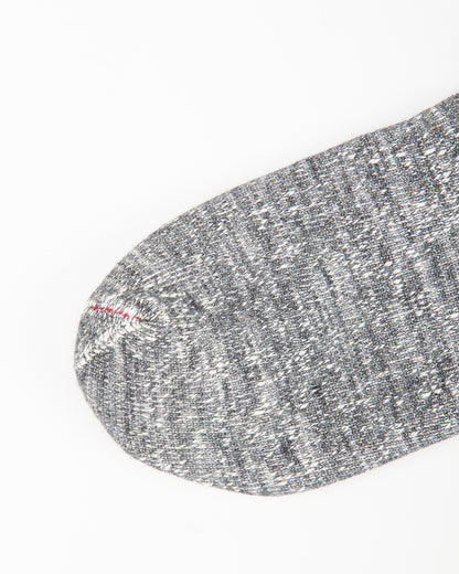 RoToTo Double Face Merino/Organic Cotton Socks - Charcoal - Standard & Strange