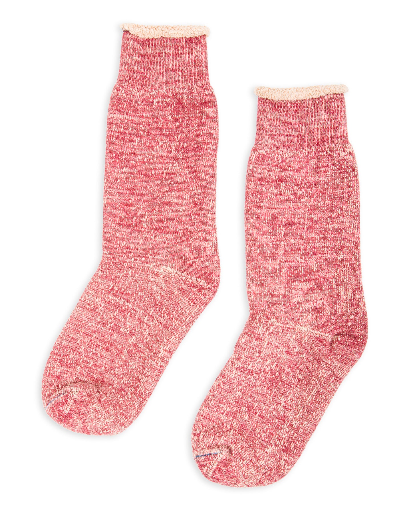 RoToTo Double Face Merino/Organic Cotton Socks - Dark Red/Brown - Standard & Strange