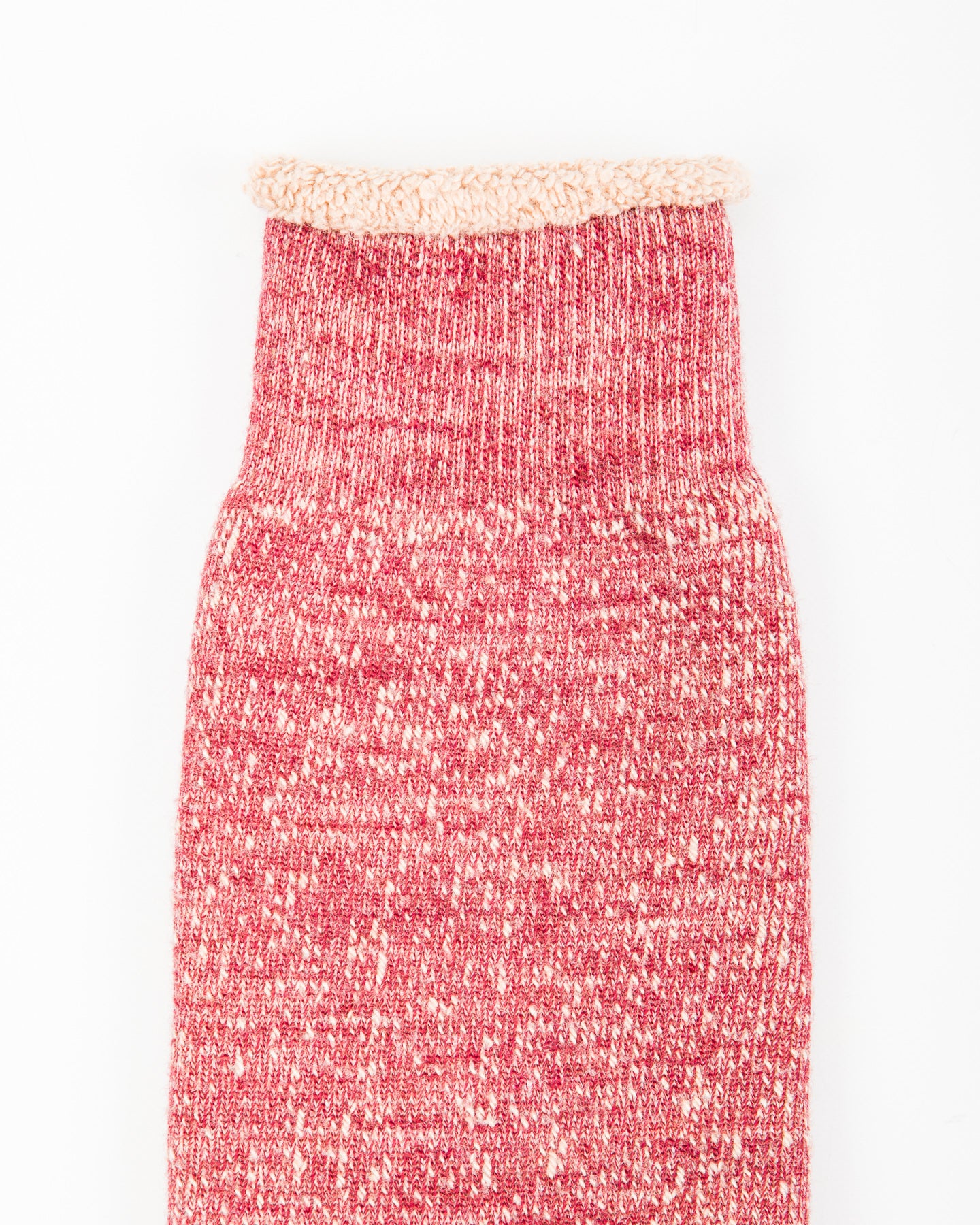 RoToTo Double Face Merino/Organic Cotton Socks - Dark Red/Brown - Standard & Strange