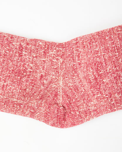 RoToTo Double Face Merino/Organic Cotton Socks - Dark Red/Brown - Standard & Strange