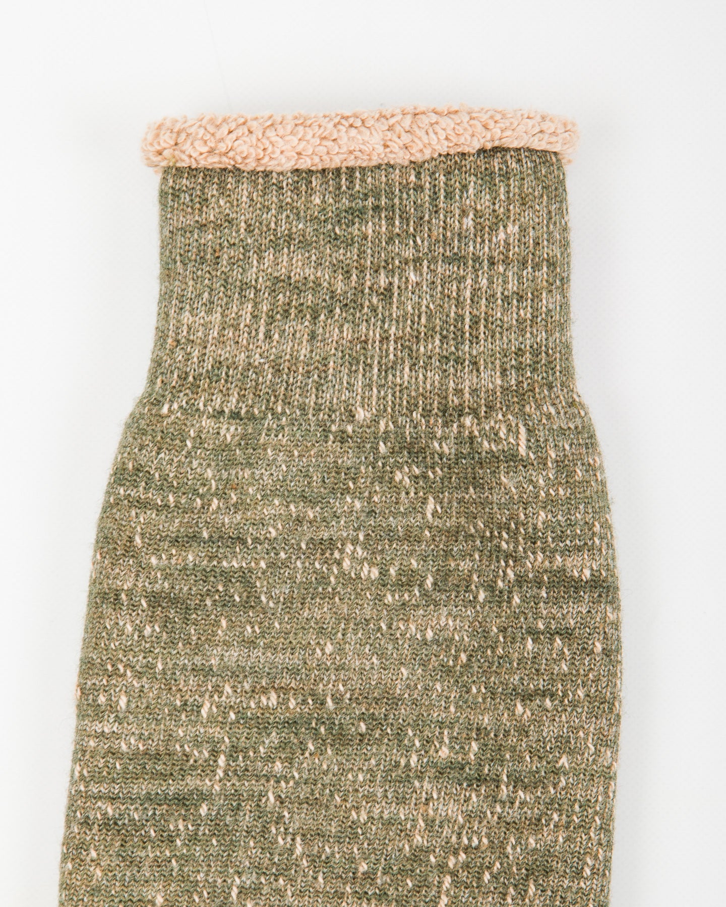 RoToTo Double Face Merino/Organic Cotton Socks - Green/Brown - Standard & Strange