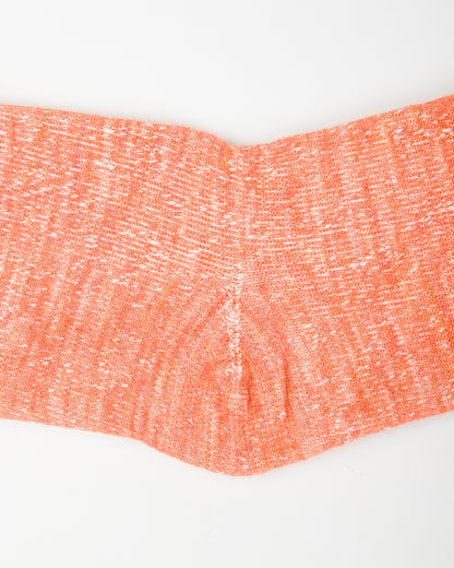 RoToTo Double Face Merino/Organic Cotton Socks - Orange - Standard & Strange