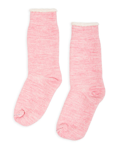 RoToTo Double Face Merino/Organic Cotton Socks - Pink - Standard & Strange