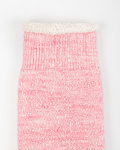 RoToTo Double Face Merino/Organic Cotton Socks - Pink - Standard & Strange