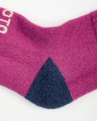 Merino Lambswool High Socks - Grape