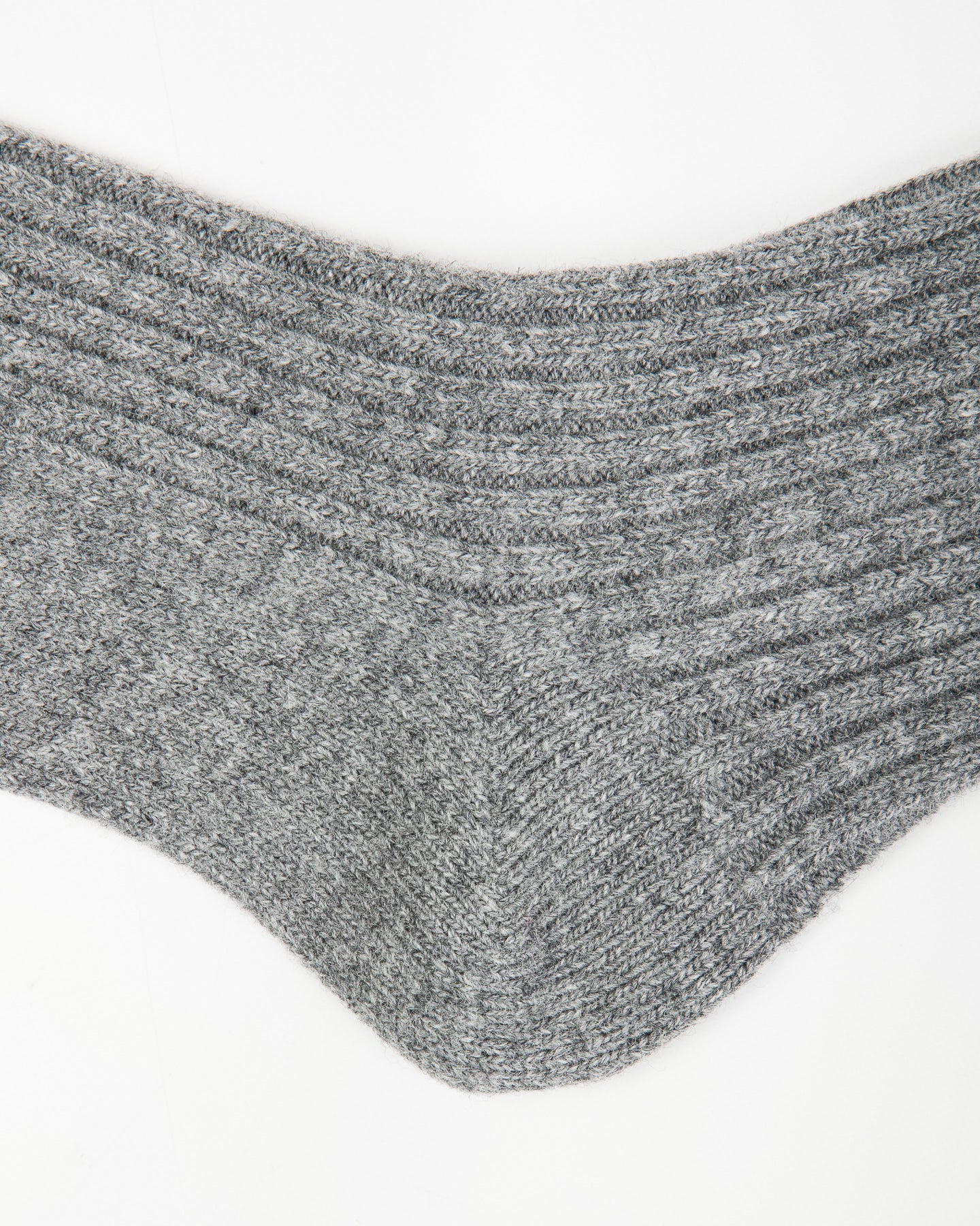 RoToTo Merino Lambswool Stripe Sock - Gray - Standard & Strange
