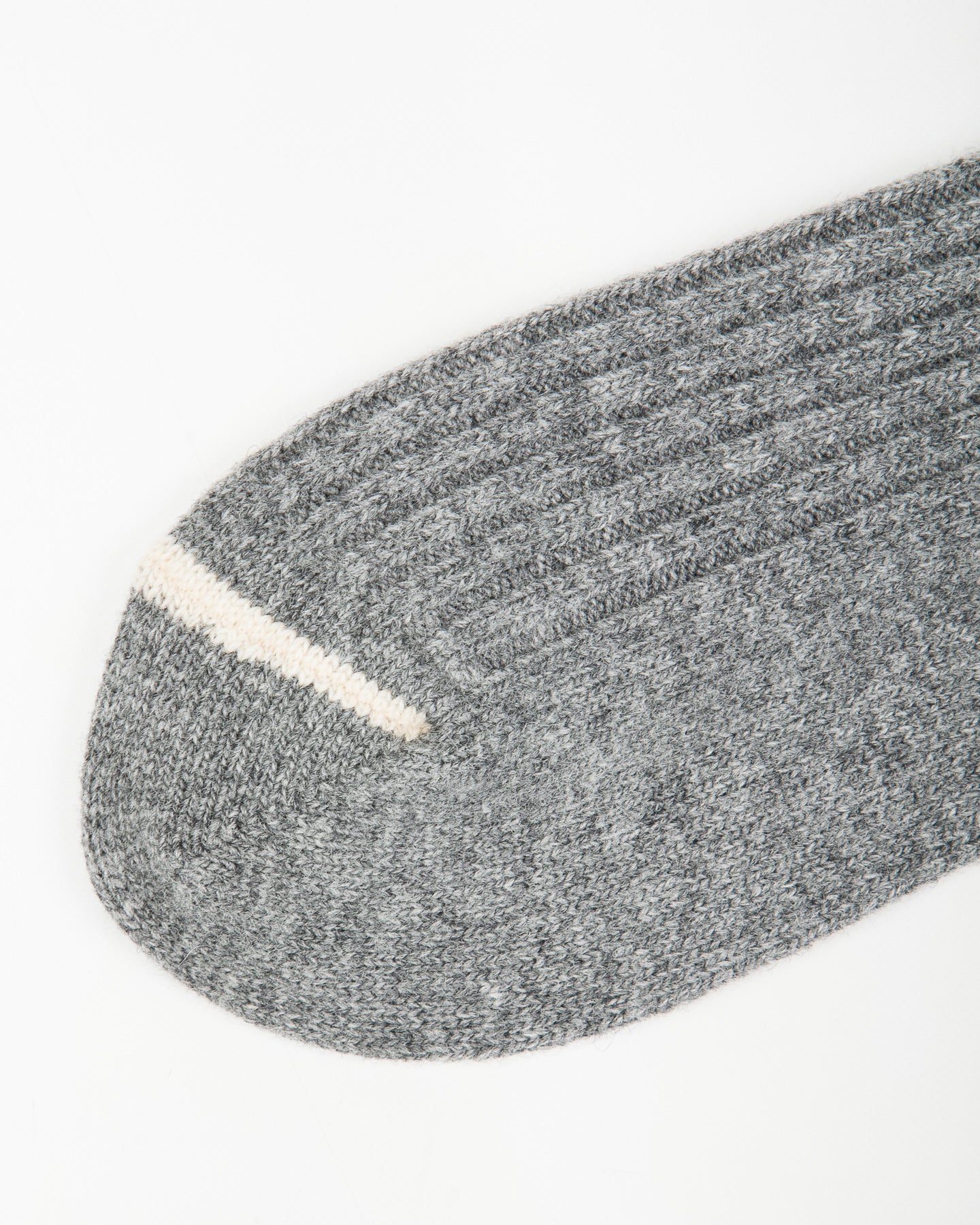 RoToTo Merino Lambswool Stripe Sock - Gray - Standard & Strange