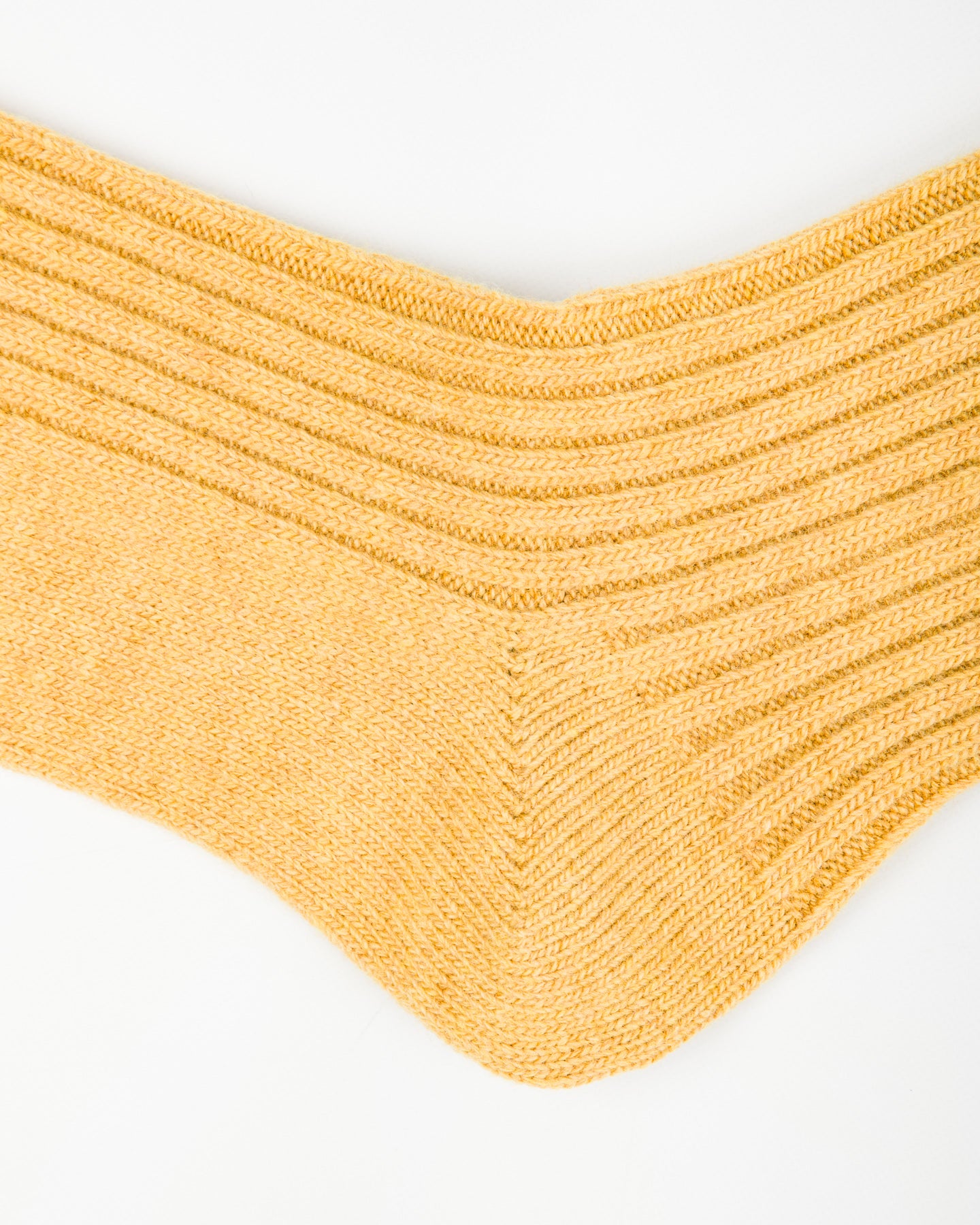 RoToTo Merino Lambswool Stripe Sock - Yellow - Standard & Strange