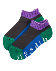 RoToTo Pile Socks Slipper - Light Purple/Charcoal - Standard & Strange