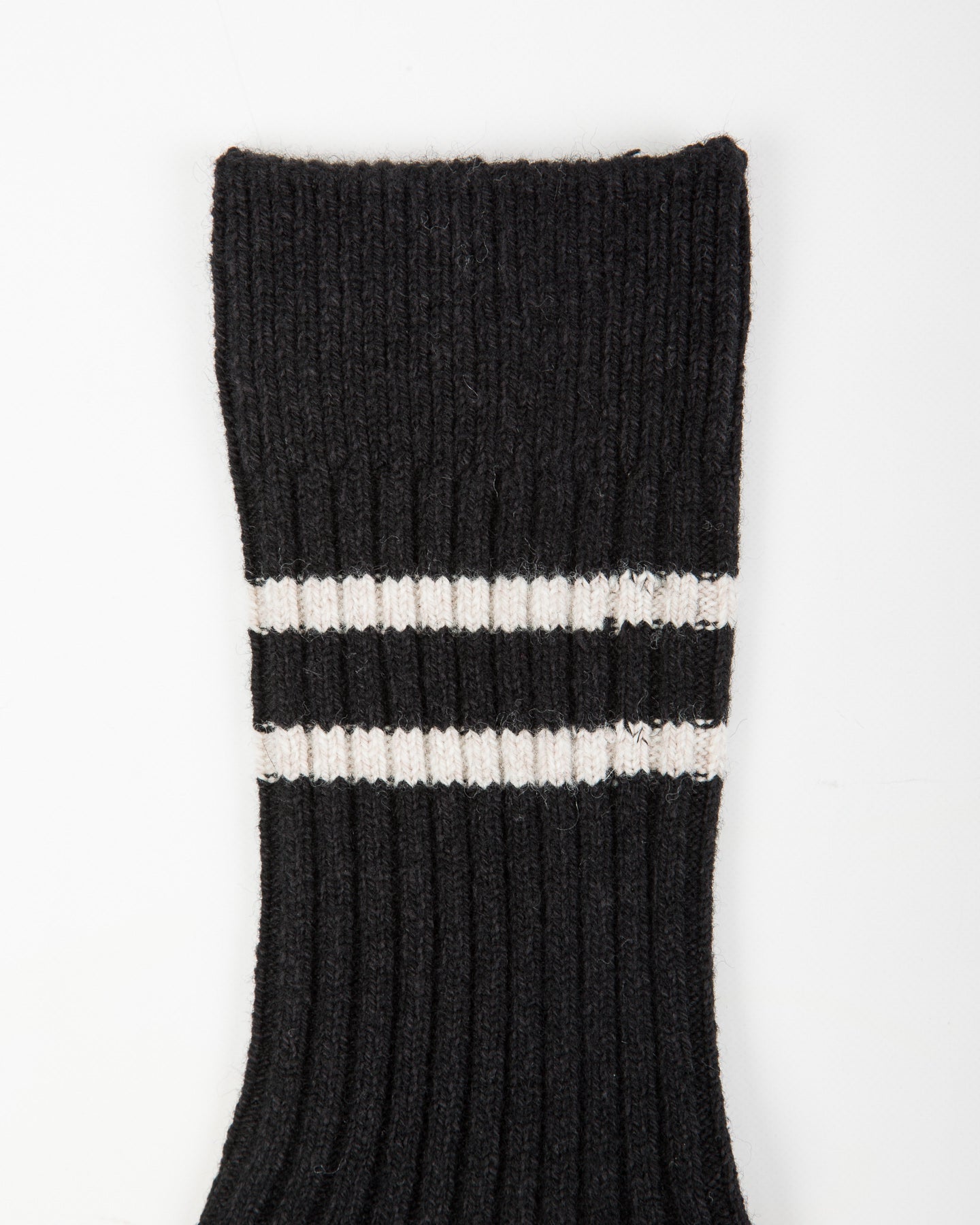 RoToTo Recycled Cotton/Wool Daily 3-pack Socks - Black/Gray - Standard & Strange