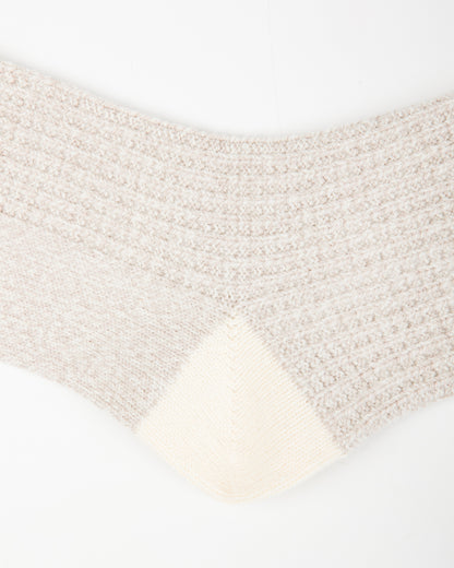 RoToTo Recycled Cotton/Wool Daily 3-pack Socks - Gray/Off White - Standard & Strange