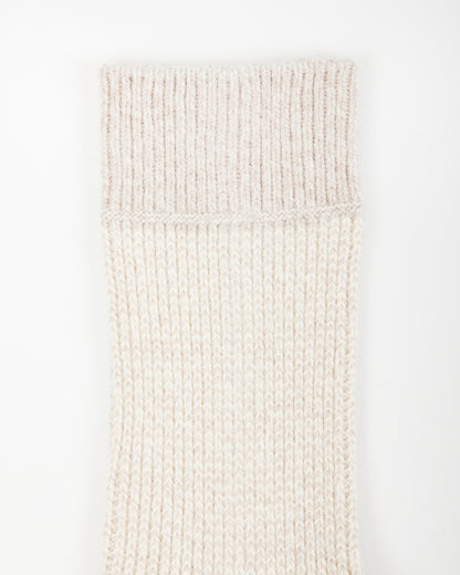 RoToTo Recycled Cotton/Wool Daily 3-pack Socks - Gray/Off White - Standard & Strange