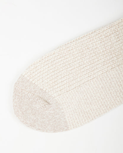 RoToTo Recycled Cotton/Wool Daily 3-pack Socks - Gray/Off White - Standard & Strange