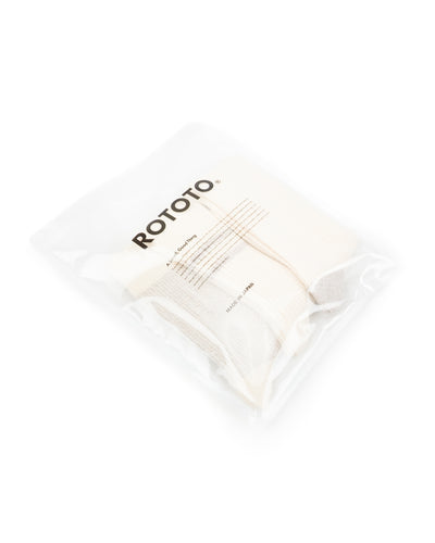RoToTo Recycled Cotton/Wool Daily 3-pack Socks - Off White/Gray - Standard & Strange