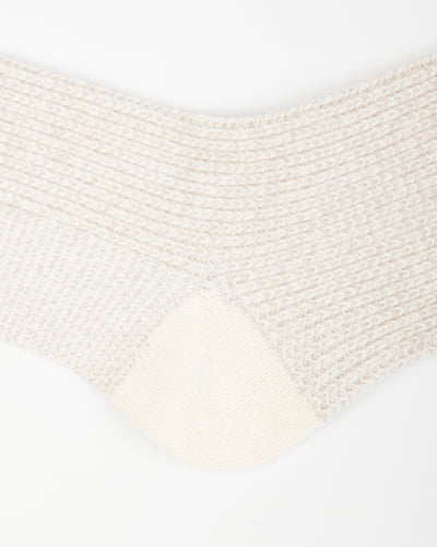 RoToTo Recycled Cotton/Wool Daily 3-pack Socks - Off White/Gray - Standard & Strange