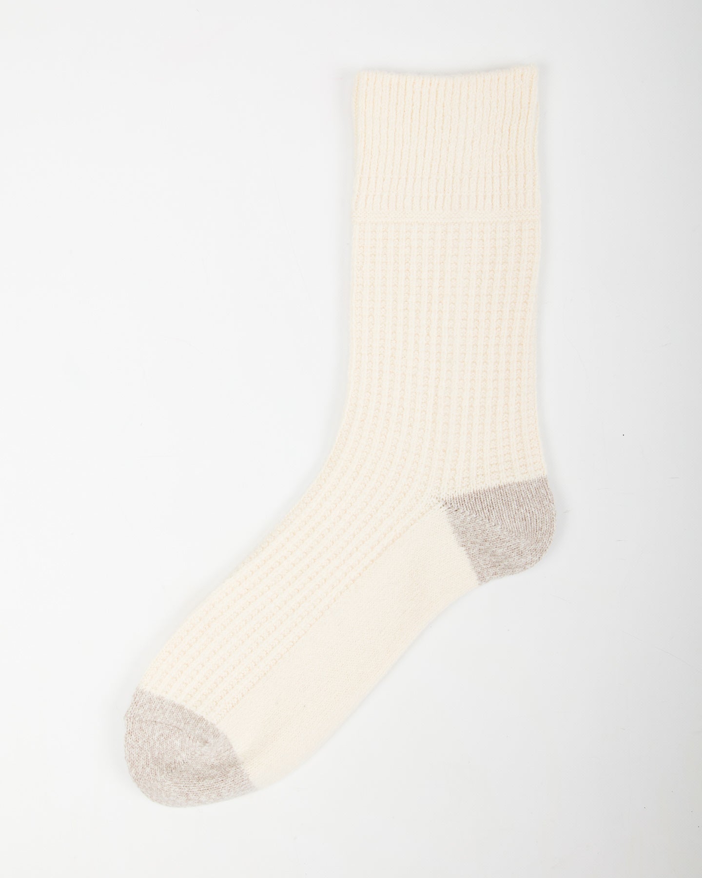 RoToTo Recycled Cotton/Wool Daily 3-pack Socks - Off White/Gray - Standard & Strange