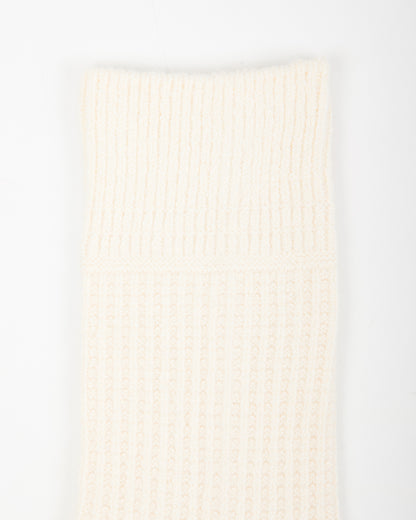 RoToTo Recycled Cotton/Wool Daily 3-pack Socks - Off White/Gray - Standard & Strange