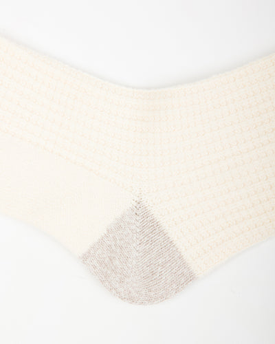 RoToTo Recycled Cotton/Wool Daily 3-pack Socks - Off White/Gray - Standard & Strange