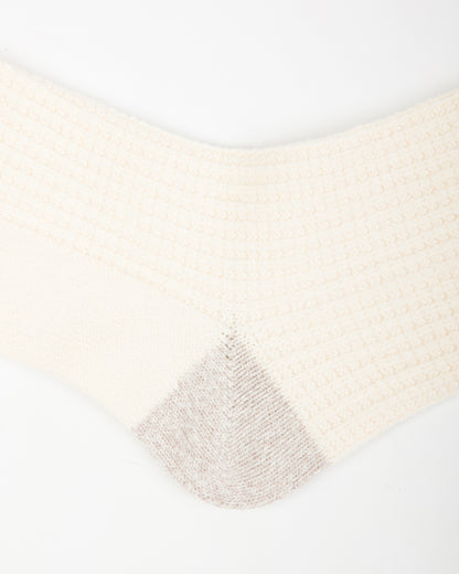 RoToTo Recycled Cotton/Wool Daily 3-pack Socks - Off White/Gray - Standard & Strange