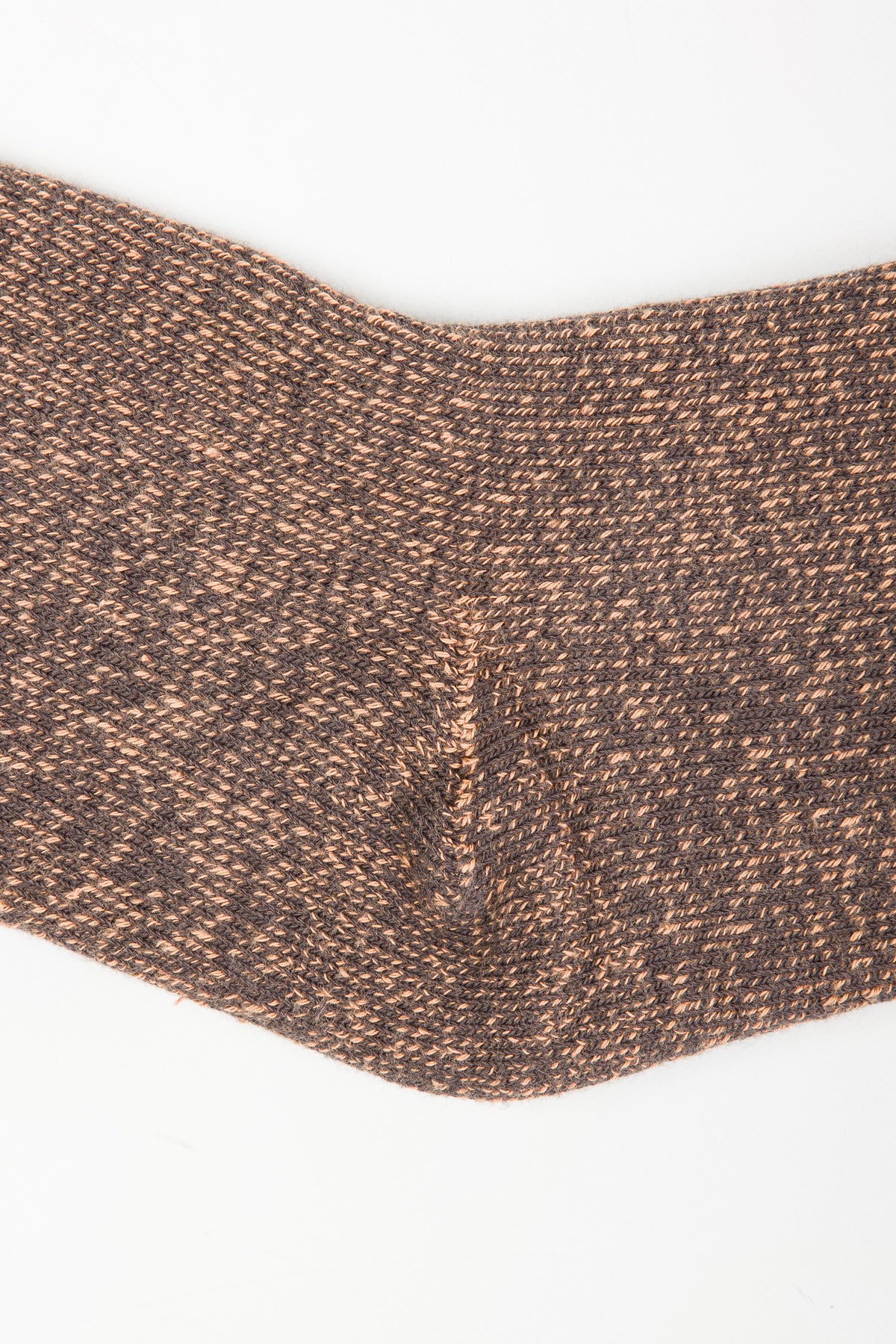 RoToTo Reversible Pile Socks - Faded Black/Light Orange - Standard & Strange