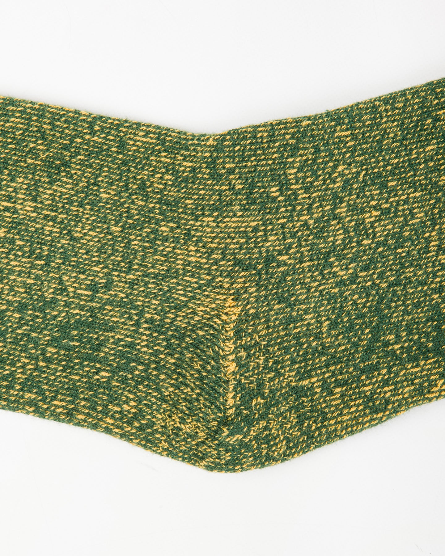 RoToTo Reversible Pile Socks - Ivy Green/Dark Yellow - Standard & Strange