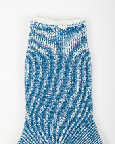 RoToTo Shaggy Pile Room Socks - Dark Blue - Standard & Strange