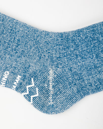 RoToTo Shaggy Pile Room Socks - Dark Blue - Standard & Strange