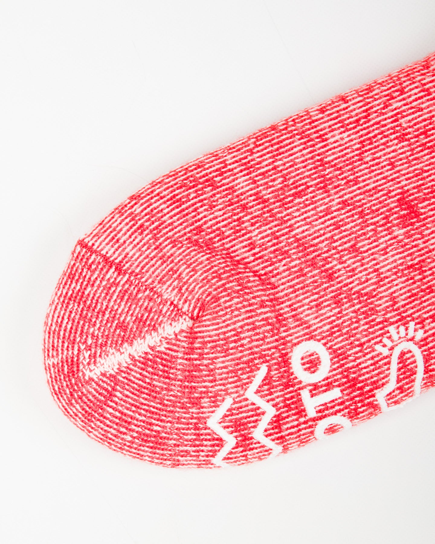 RoToTo Shaggy Pile Room Socks - Red - Standard & Strange