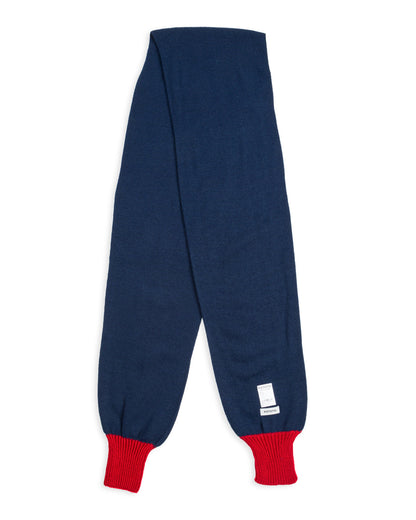 RoToTo Sweater Sleeve Scarf - Navy/Red - Standard & Strange