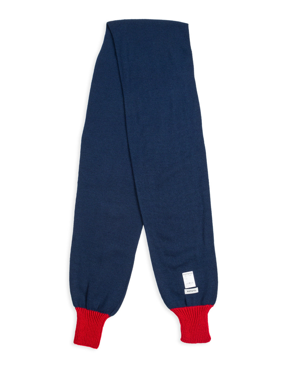RoToTo Sweater Sleeve Scarf - Navy/Red - Standard & Strange