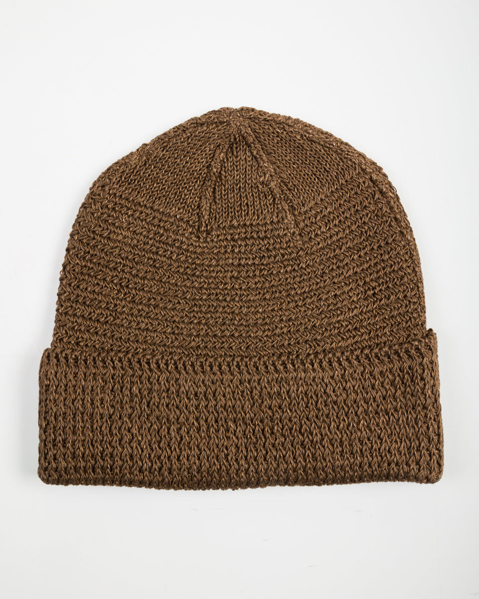 Standard & Strange Linen Watch Cap - Brown