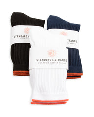 Standard & Strange S&S Standard Sports Sock - White - Standard & Strange