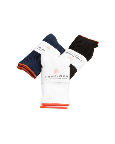 Standard & Strange S&S Standard Sports Sock - White - Standard & Strange