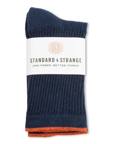 Standard & Strange S&S Standard Sock - Navy - Standard & Strange