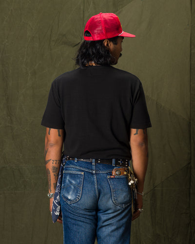 Standard & Strange Wakayama Special Loopwheel Tee - Black - Standard & Strange