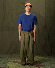 Standard & Strange Wakayama Special Loopwheel Tee - Cobalt Blue - Standard & Strange