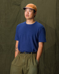 Standard & Strange Wakayama Special Loopwheel Tee - Cobalt Blue - Standard & Strange