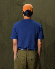 Standard & Strange Wakayama Special Loopwheel Tee - Cobalt Blue - Standard & Strange