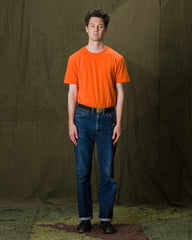 Standard & Strange Wakayama Special Loopwheel Tee - Satsuma Orange - Standard & Strange