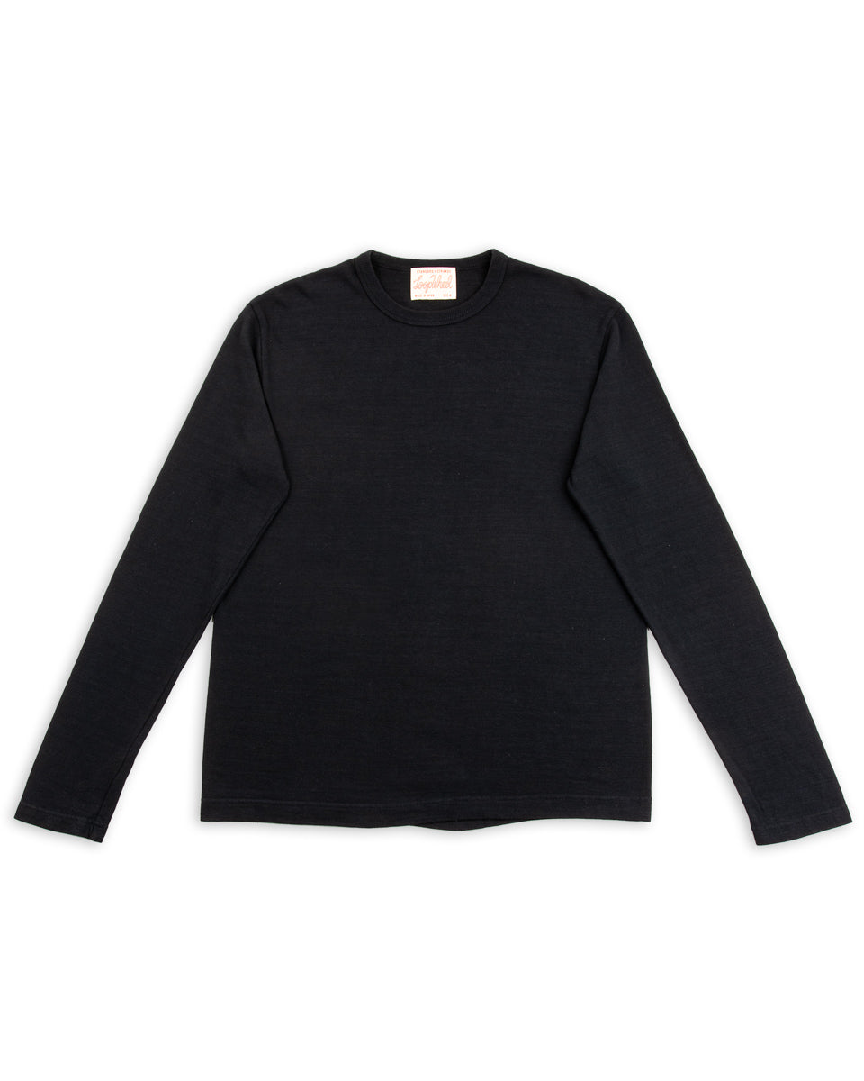 Standard & Strange Wakayama Special Loopwheel L/S Tee Black