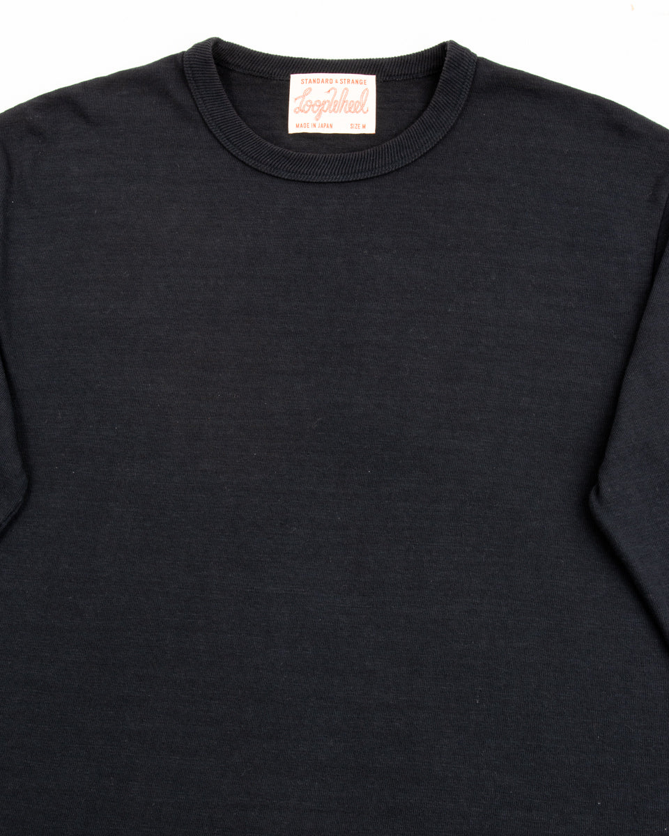 Standard & Strange Wakayama Special Loopwheel L/S Tee Black
