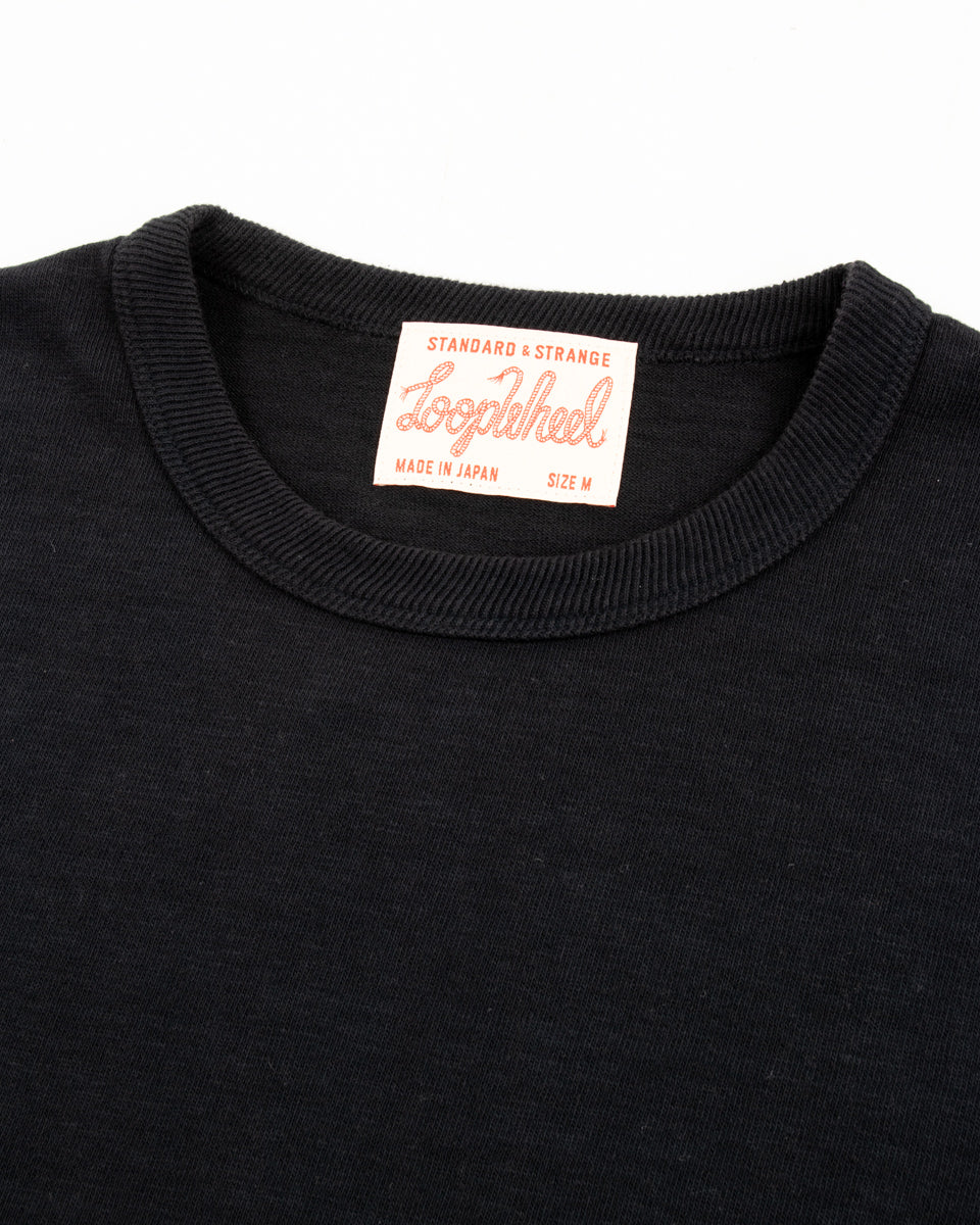 Standard & Strange Wakayama Special Loopwheel L/S Tee Black