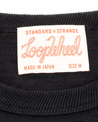 Standard & Strange Wakayama Special Loopwheel L/S Tee - Black - Standard & Strange